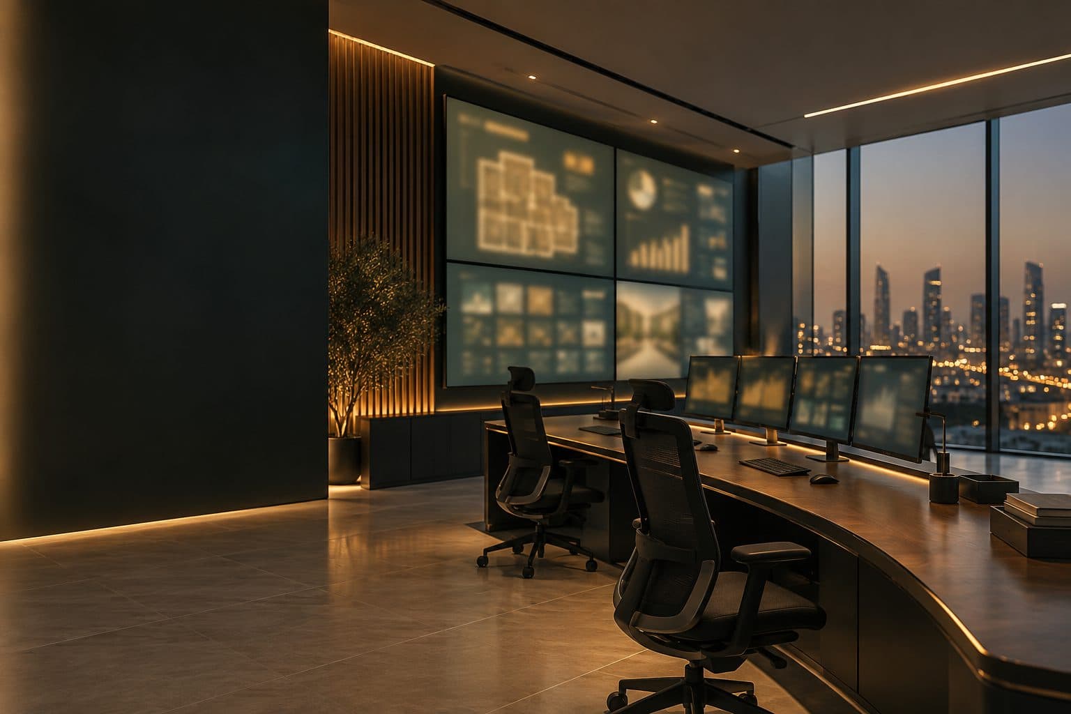An operations room for the district