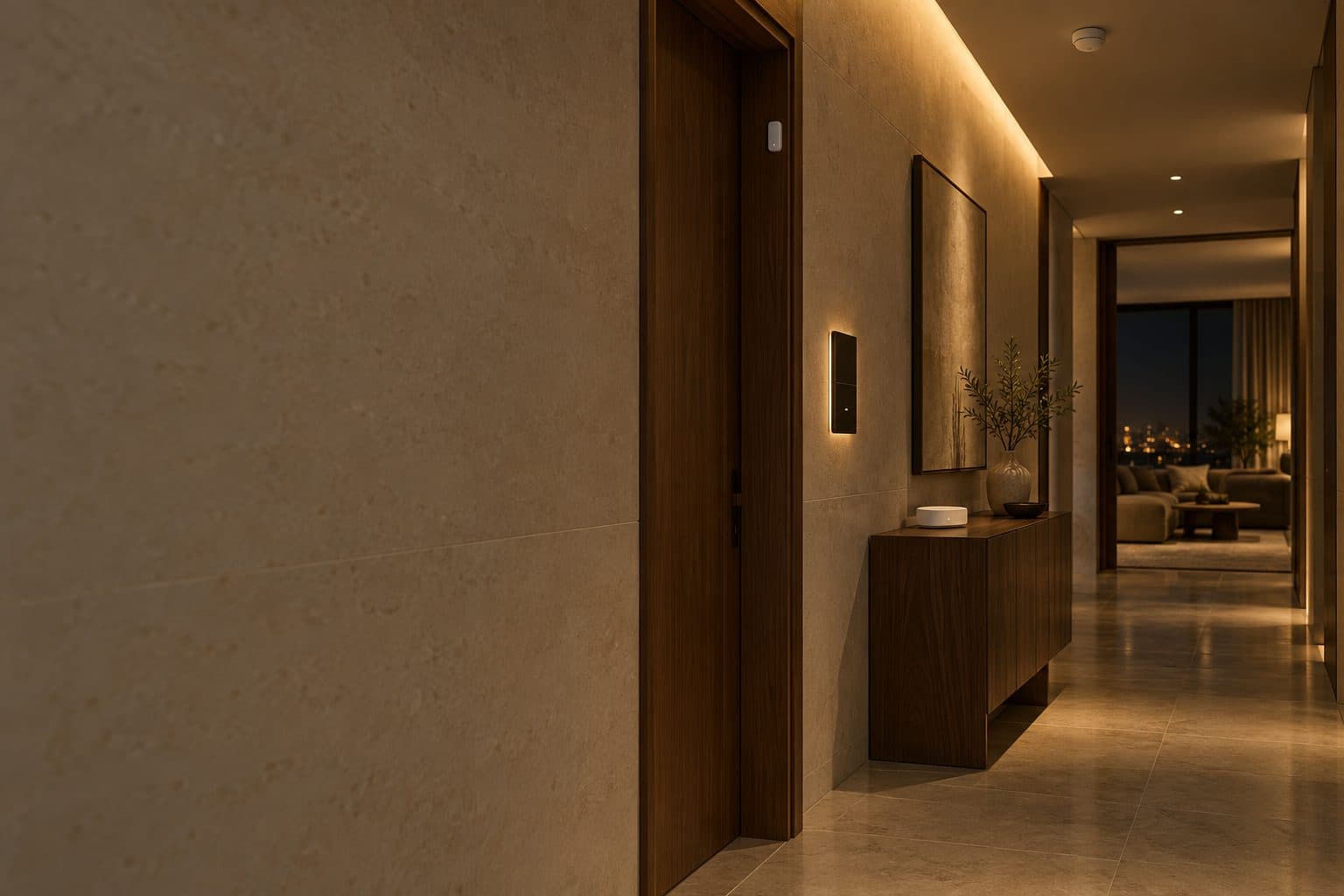 In-home sensors and panels